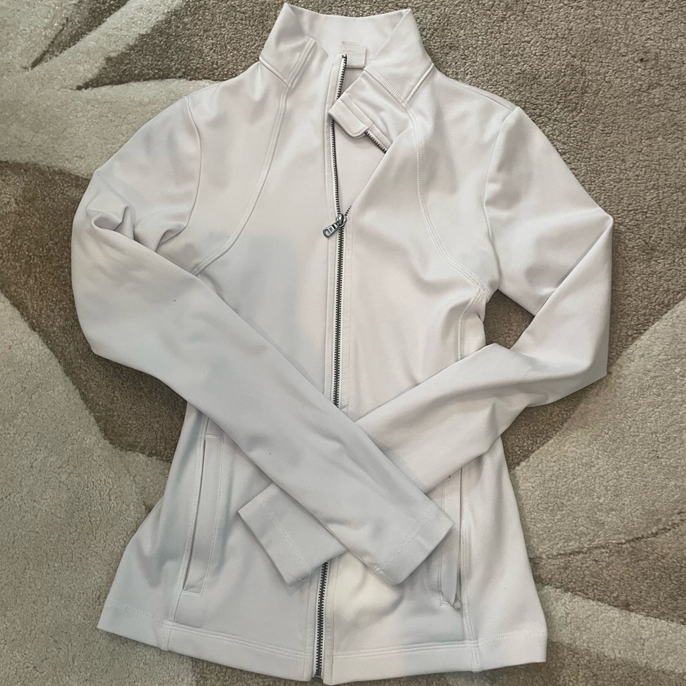 Gilly Hicks White Utility Jacket with Classic Tailoring